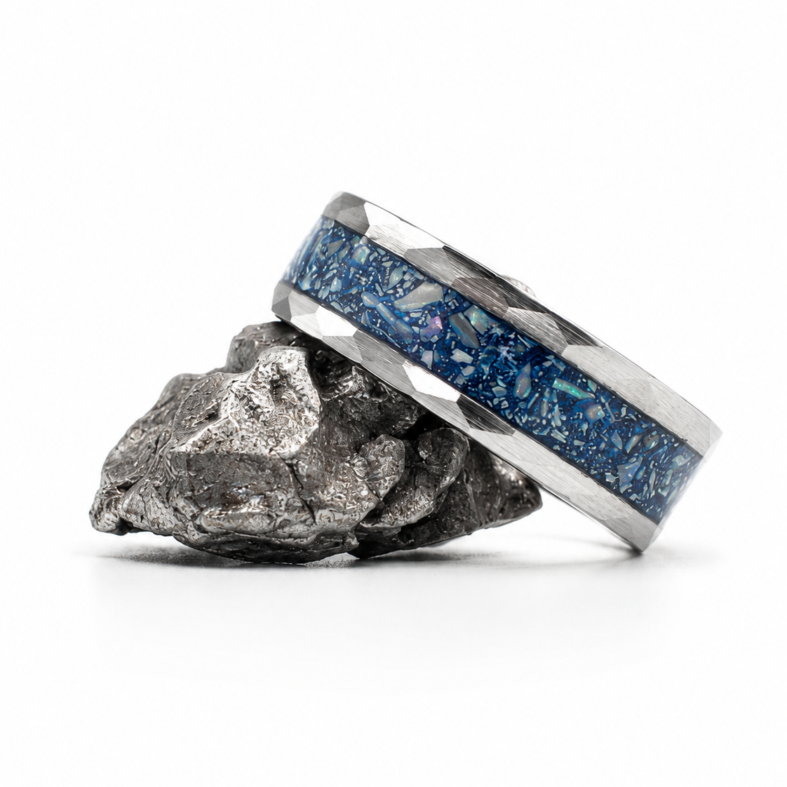 Blue Axe - Azure Blue & Abalone
