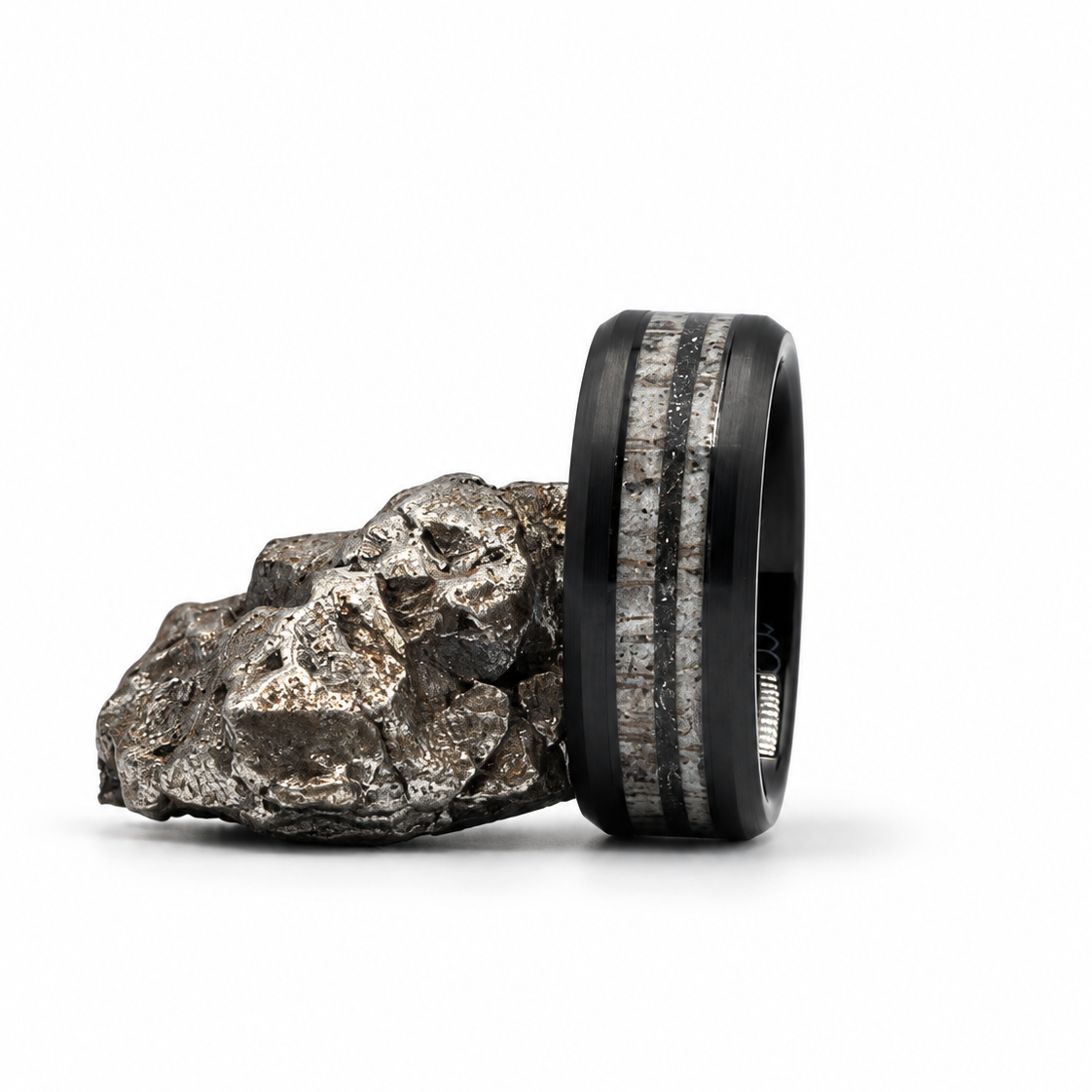 The Northline - Antler & Meteorite inlay