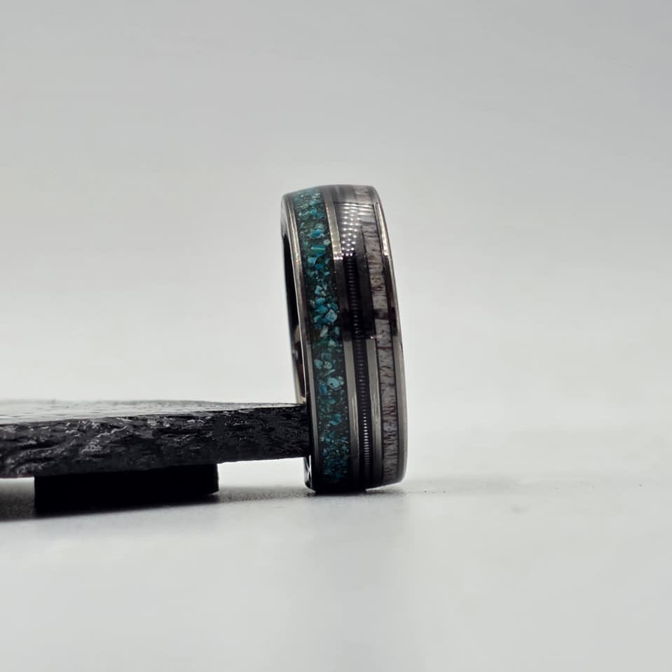 The Blue Ridge - Antler, Apatite & Guitar string