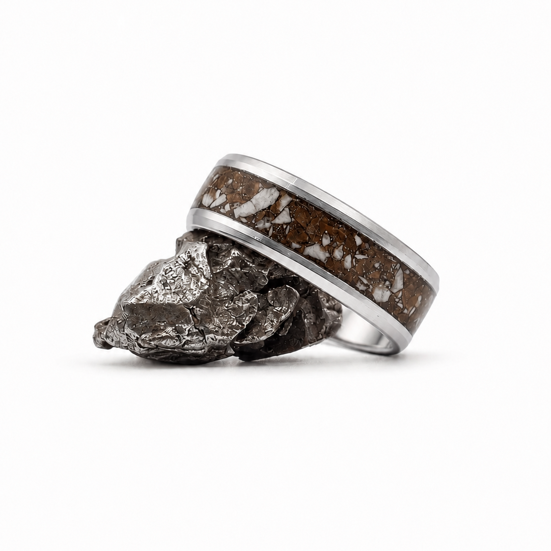 The Epoch - Petrified wood & Howlite stone