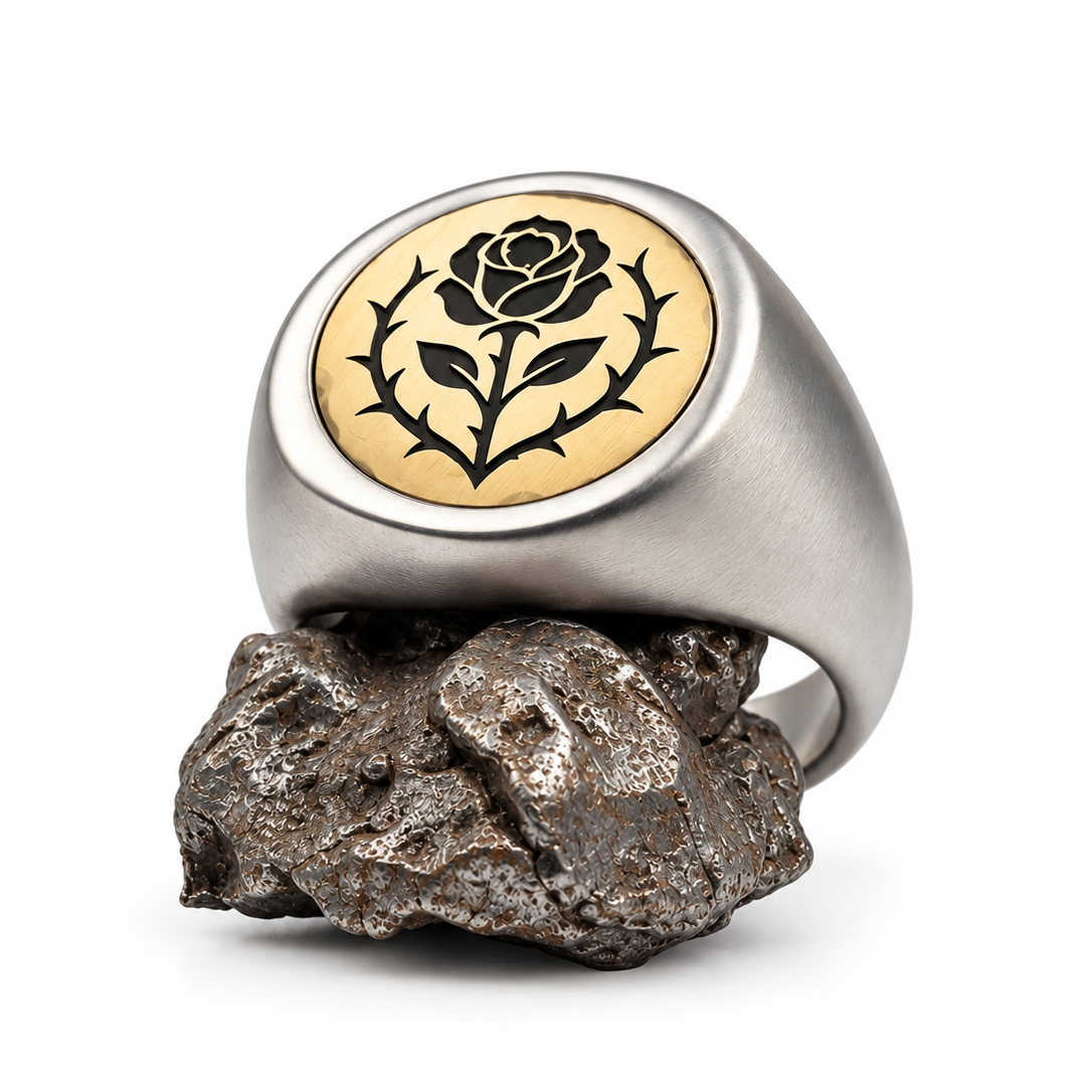 The Guns & Roses - Rose Detail ring