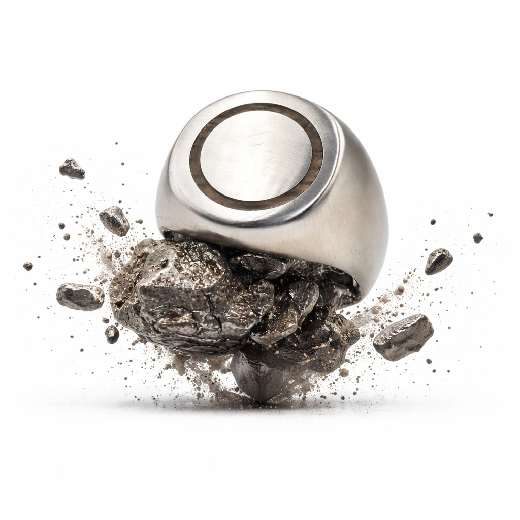 The Teak Titan - Titanium & Teak Wood