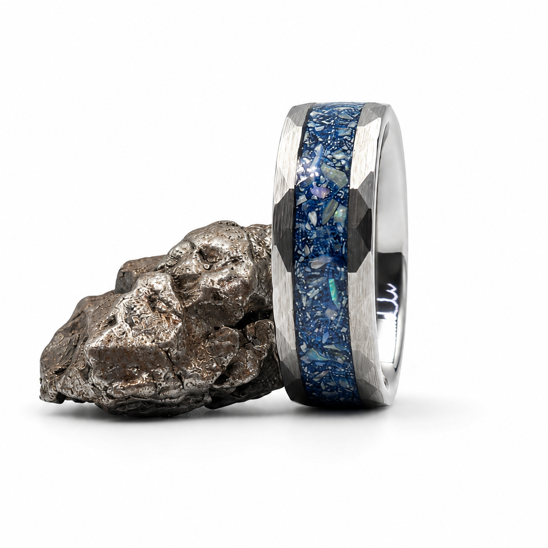 Blue Axe - Azure Blue & Abalone