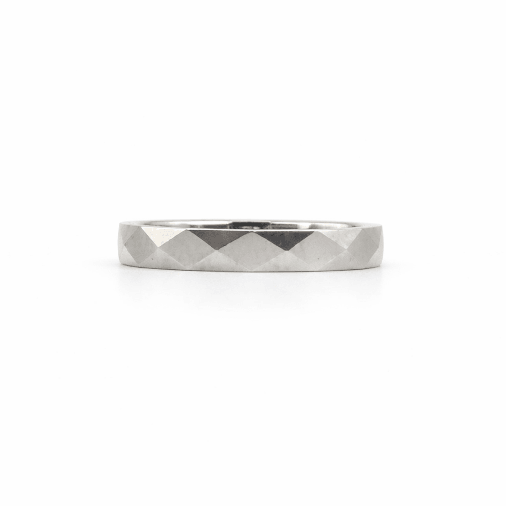 Iris - Hammered Tungsten Ring | Womens Ring