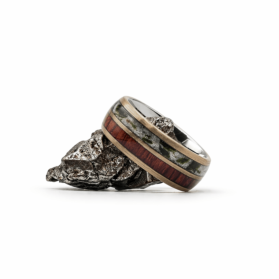 Moss Fire - Sapele & Moss Agate