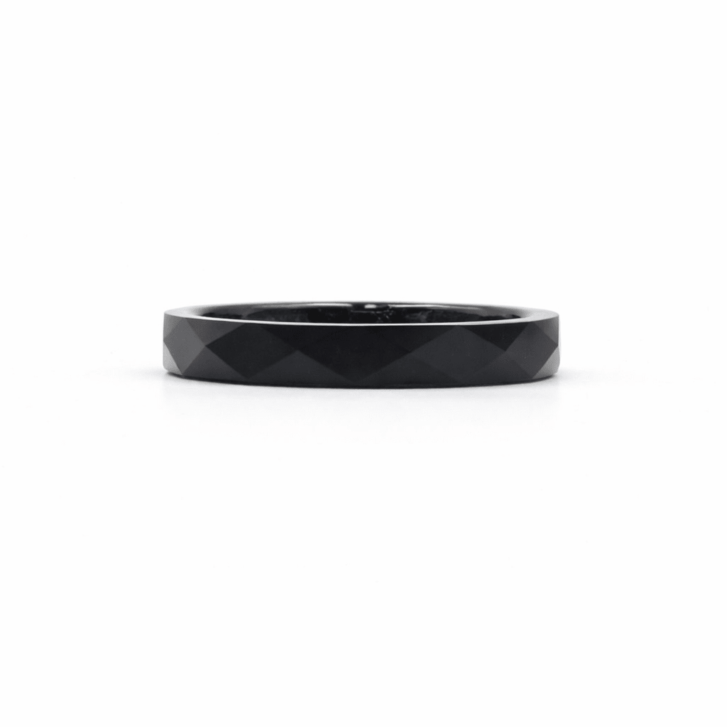 Nyx - Brushed Tungsten Ring | Womens Ring