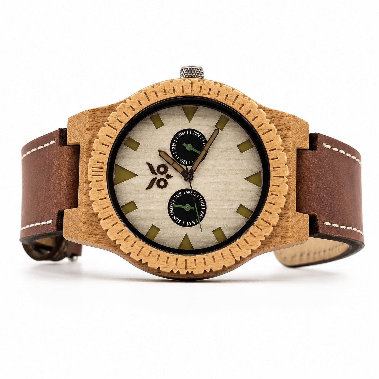 Spiderman - Maple Wooden Watch