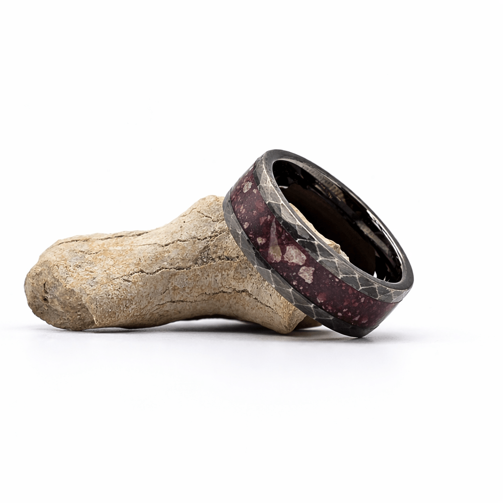 The Blood jaw - Megalodon Tooth set in Auburn Resin