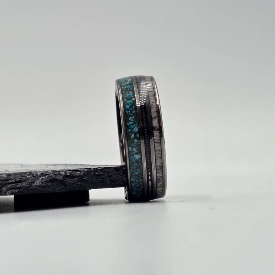 The Blue Ridge - Antler, Apatite & Guitar string