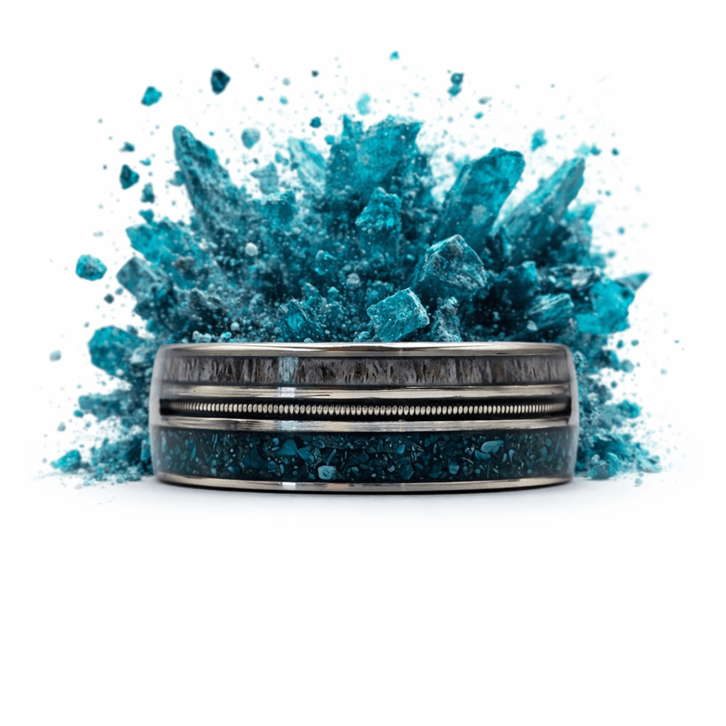 The Blue Ridge - Antler, Apatite & Guitar string