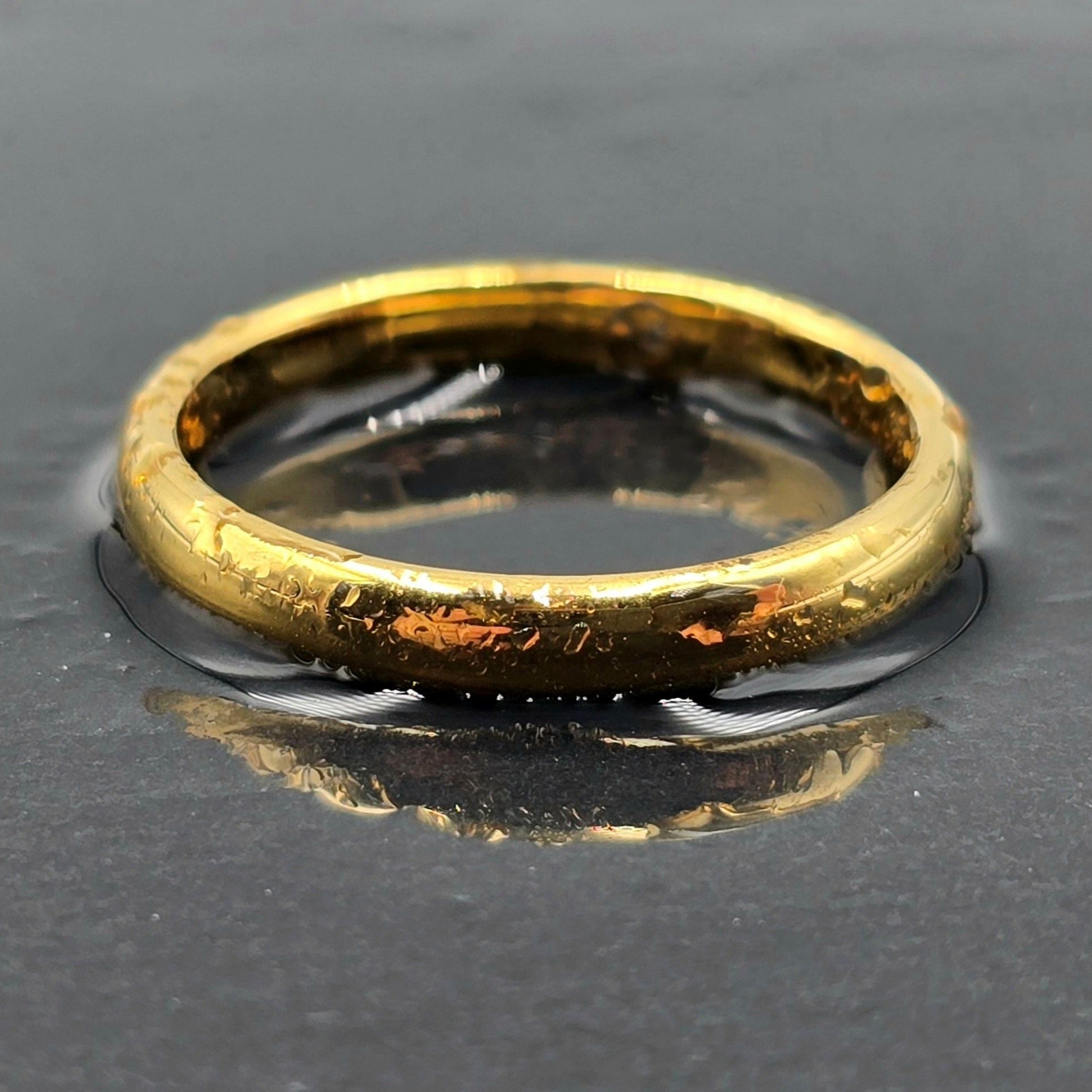 The Classic Gold - Gold plated Tungsten Ring | Womens Ring