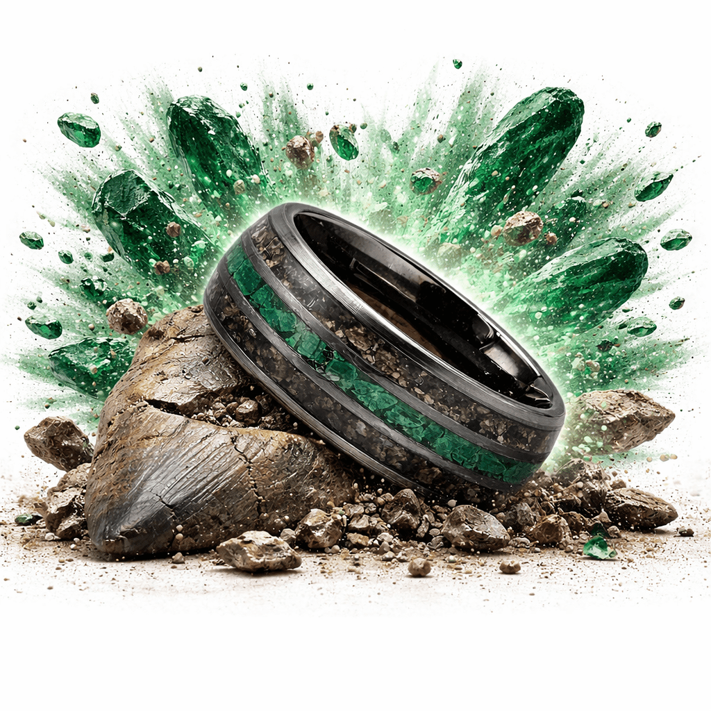 The Earthshaker - Dinosaur Bone & Malachite (Limited Edition)