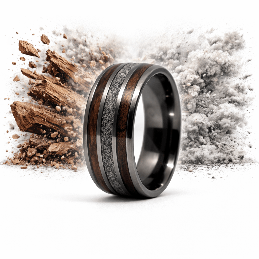 The Eternal Tribute Ring - Your loved one's Ash & Wood