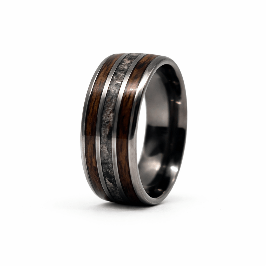 The Eternal Tribute Ring - Your loved one's Ash & Wood