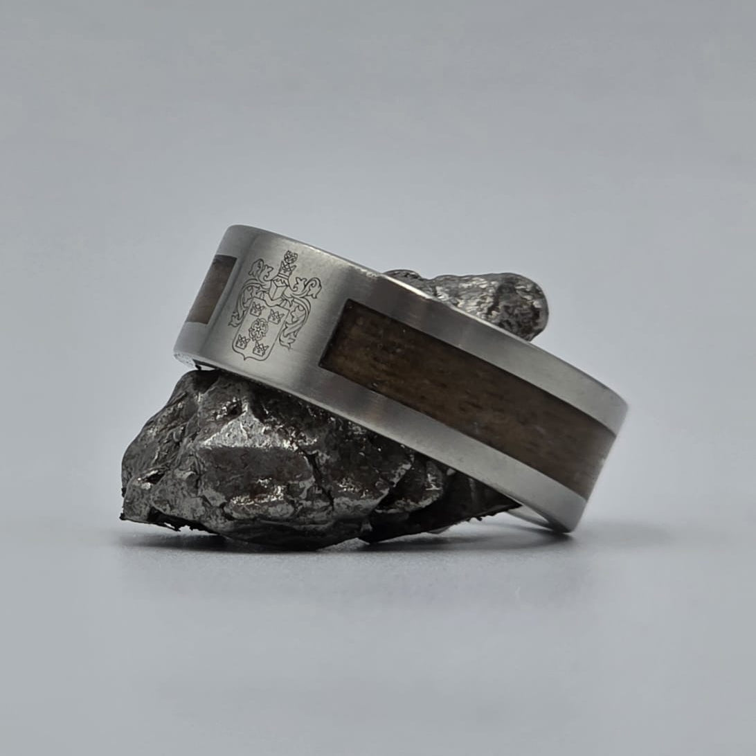 The Oath keeper - Family Crest & Your Choice Inlay