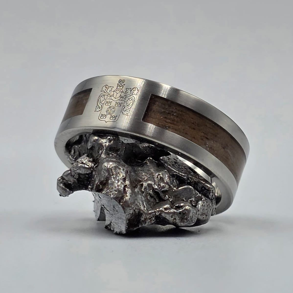 The Oath keeper - Family Crest & Your Choice Inlay