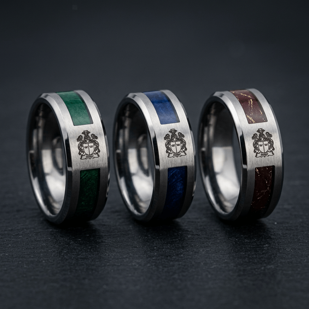 The Oath keeper - Family Crest & Your Choice Of Inlay