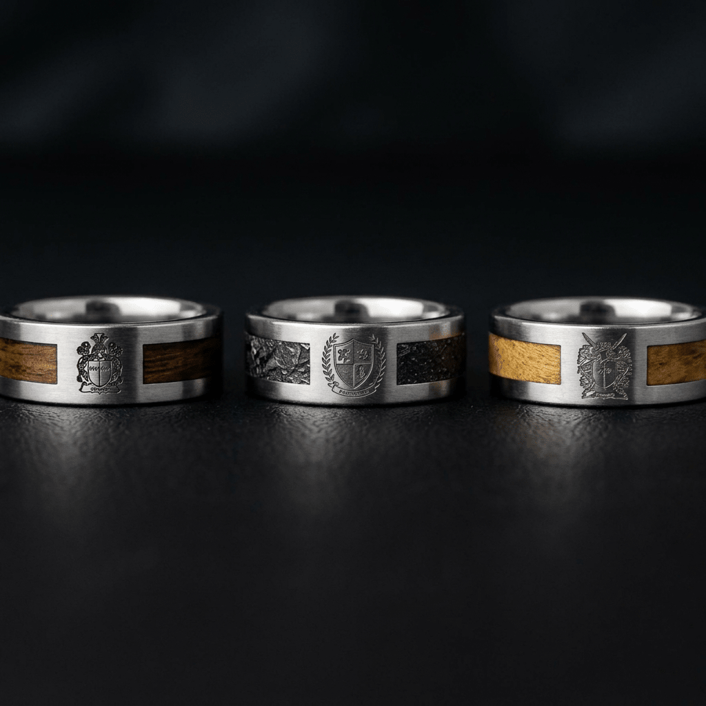 The Oath keeper - Family Crest & Your Choice Of Inlay