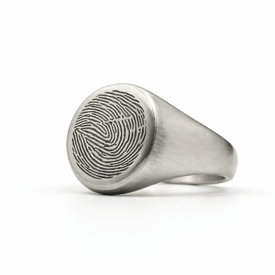 The oval - Fingerprint ring