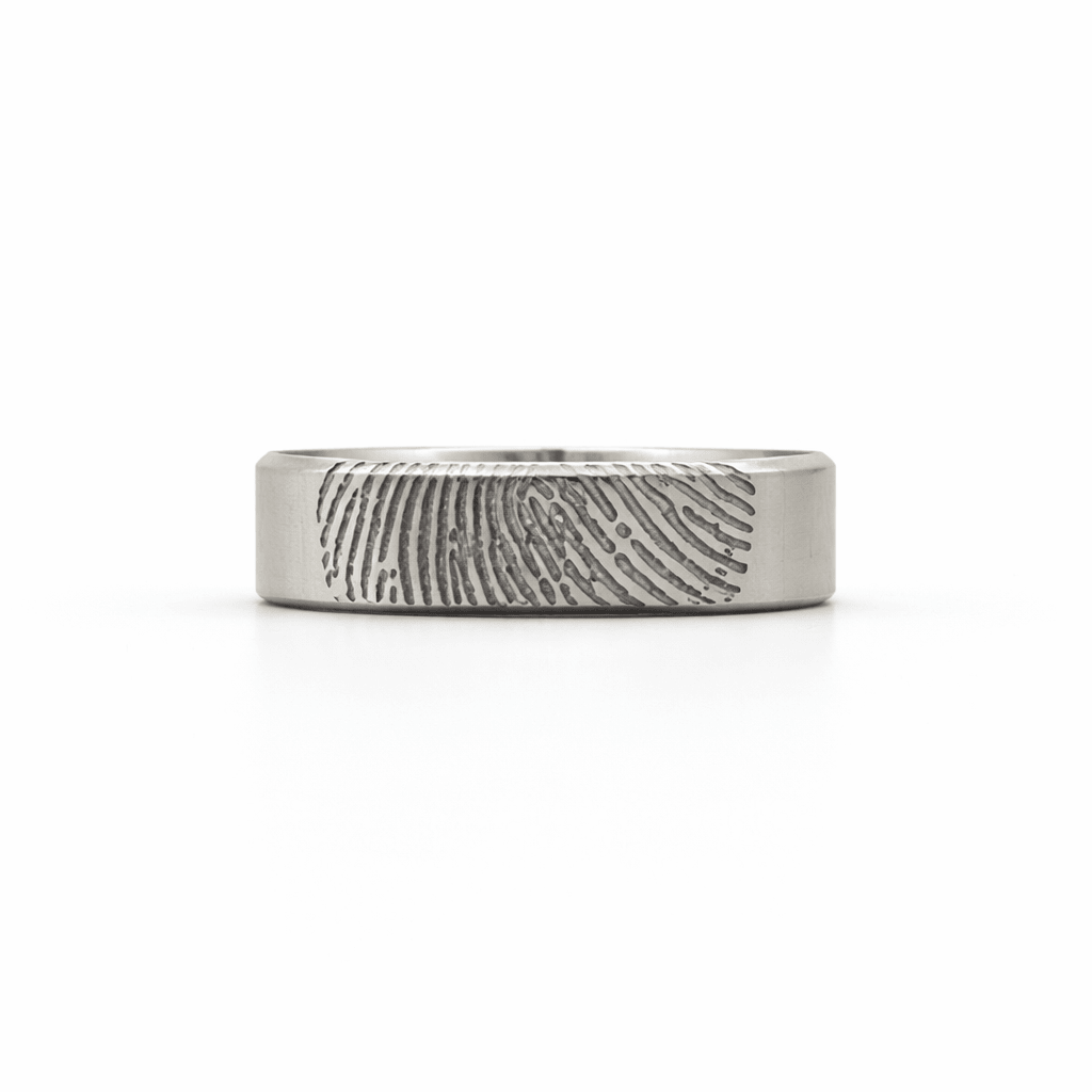 The Print Ladies - Deep etched Fingerprint ring