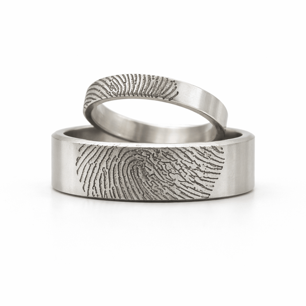 The Print Ladies - Deep etched Fingerprint ring