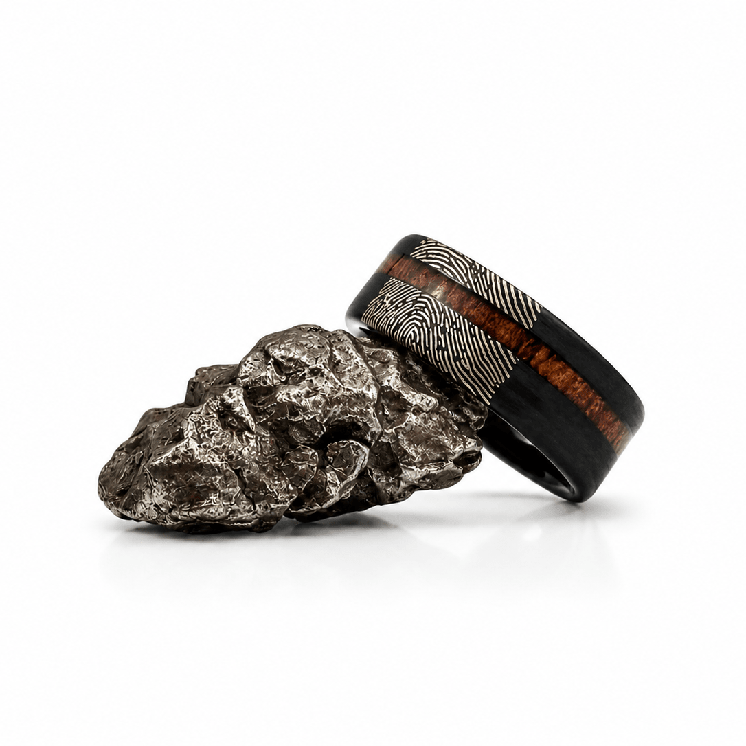 The Redprint - Fingerprint & Rosewood Inlay