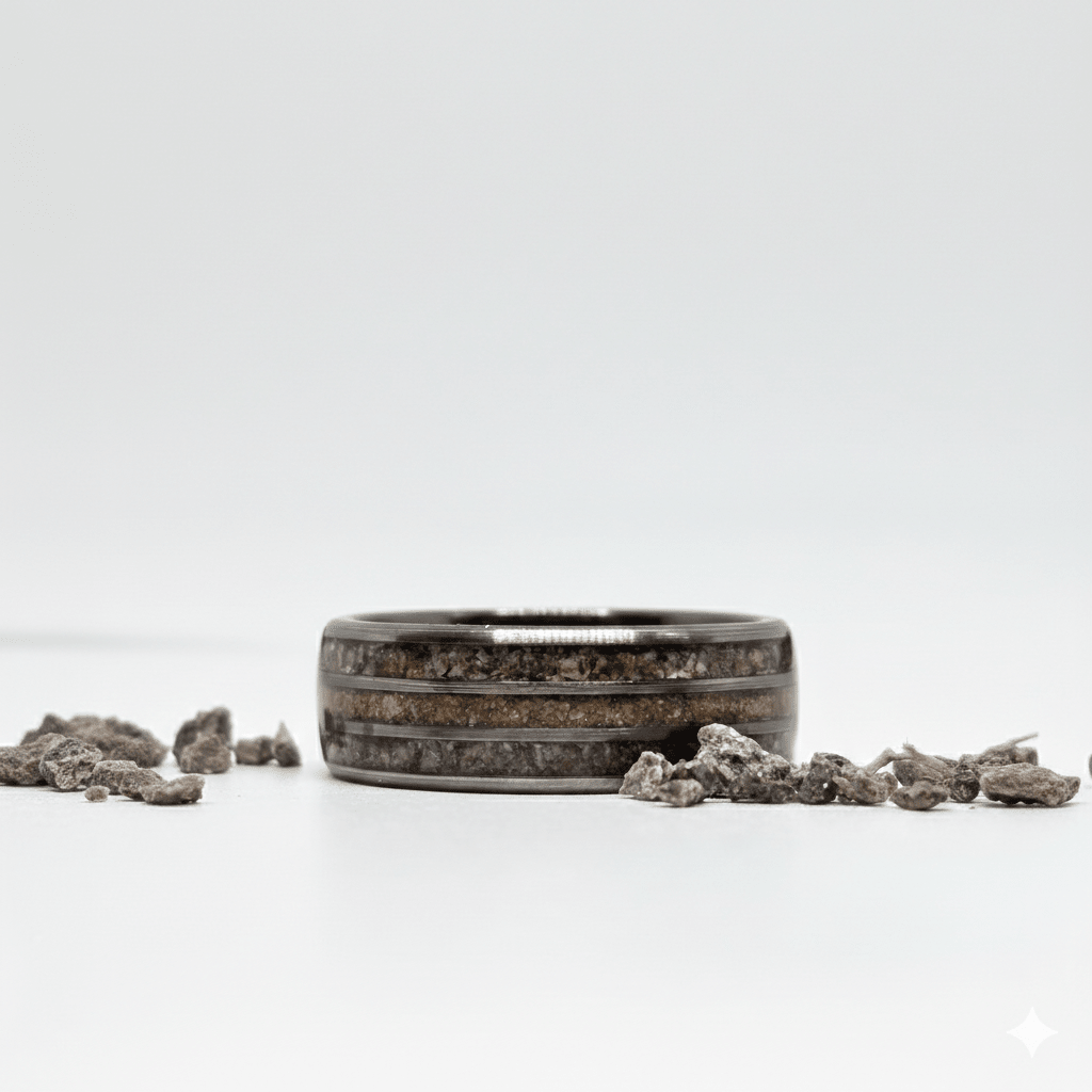 The Spartan - Agatized Dino bone & Meg Tooth