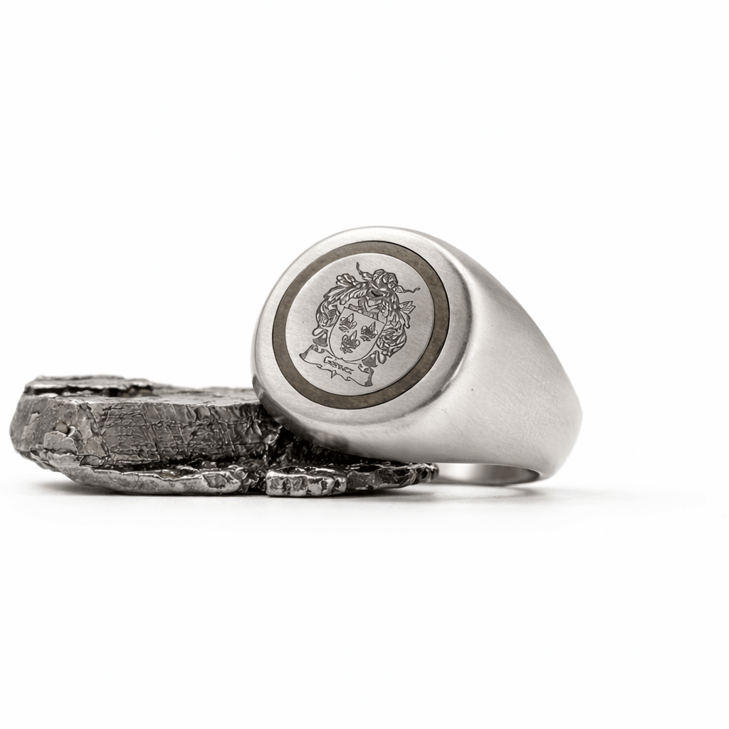 The Teak Titan - Titanium, Teak & Crest