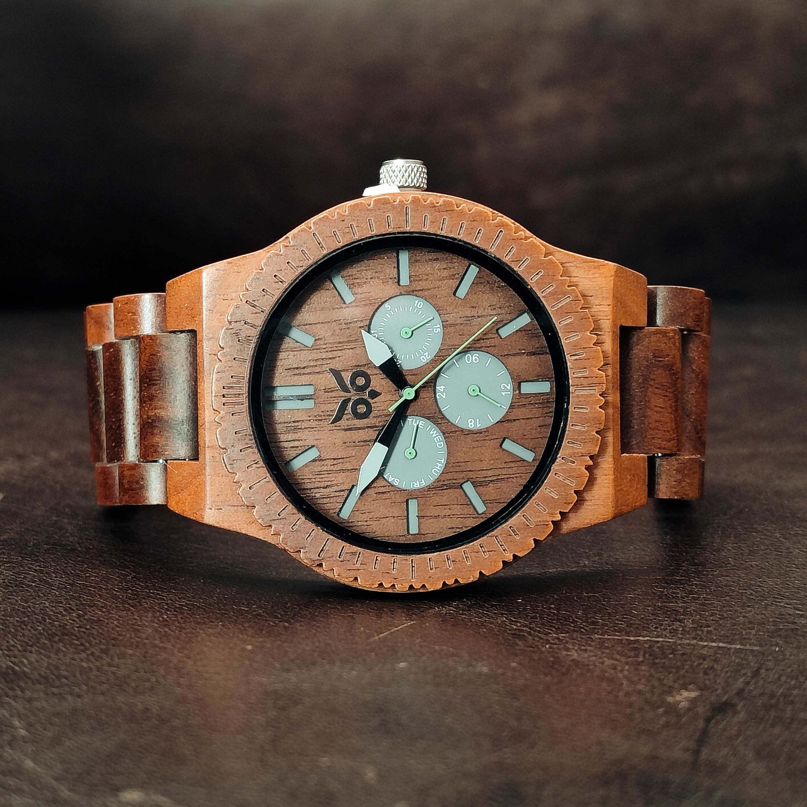 Amazon - Walnut Wooden Watch
