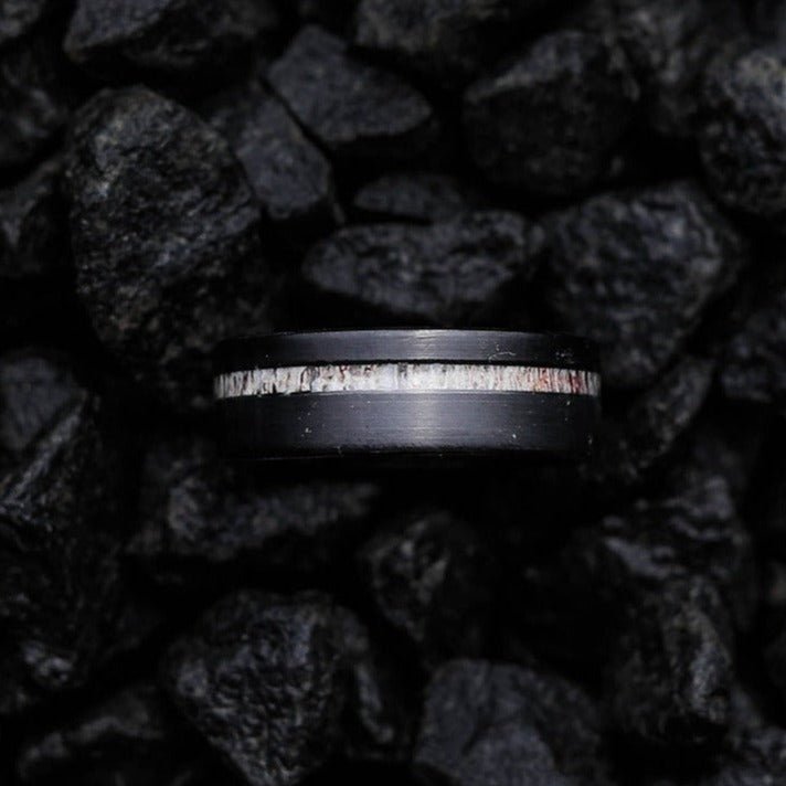 Darth Vader - Antler Men's Tungsten Ring