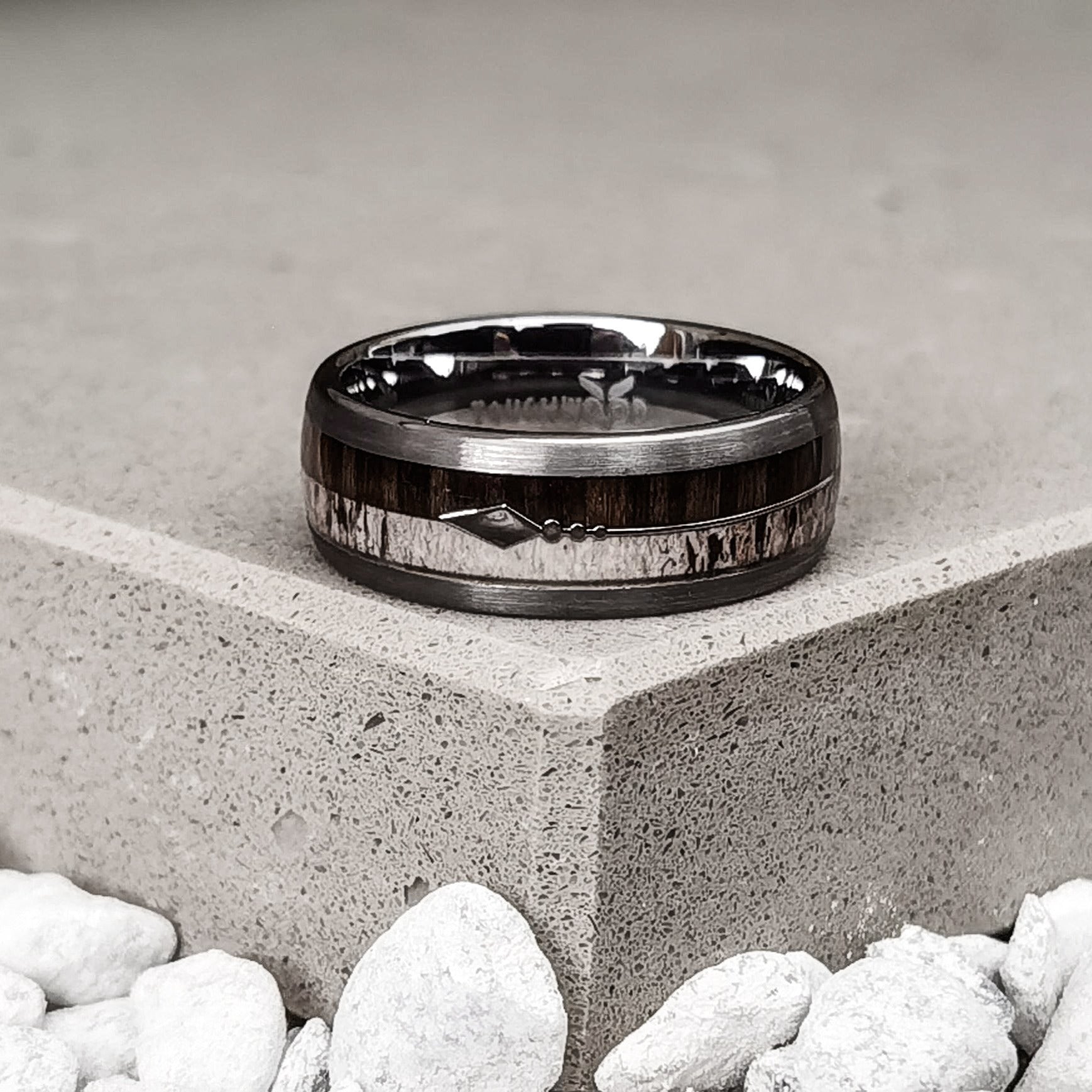 Hulk - Antler Men's Tungsten Ring