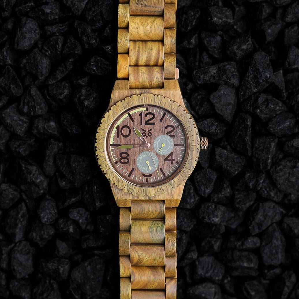 Hulk vs Ragnarok - Wooden Watch & Ring Combo