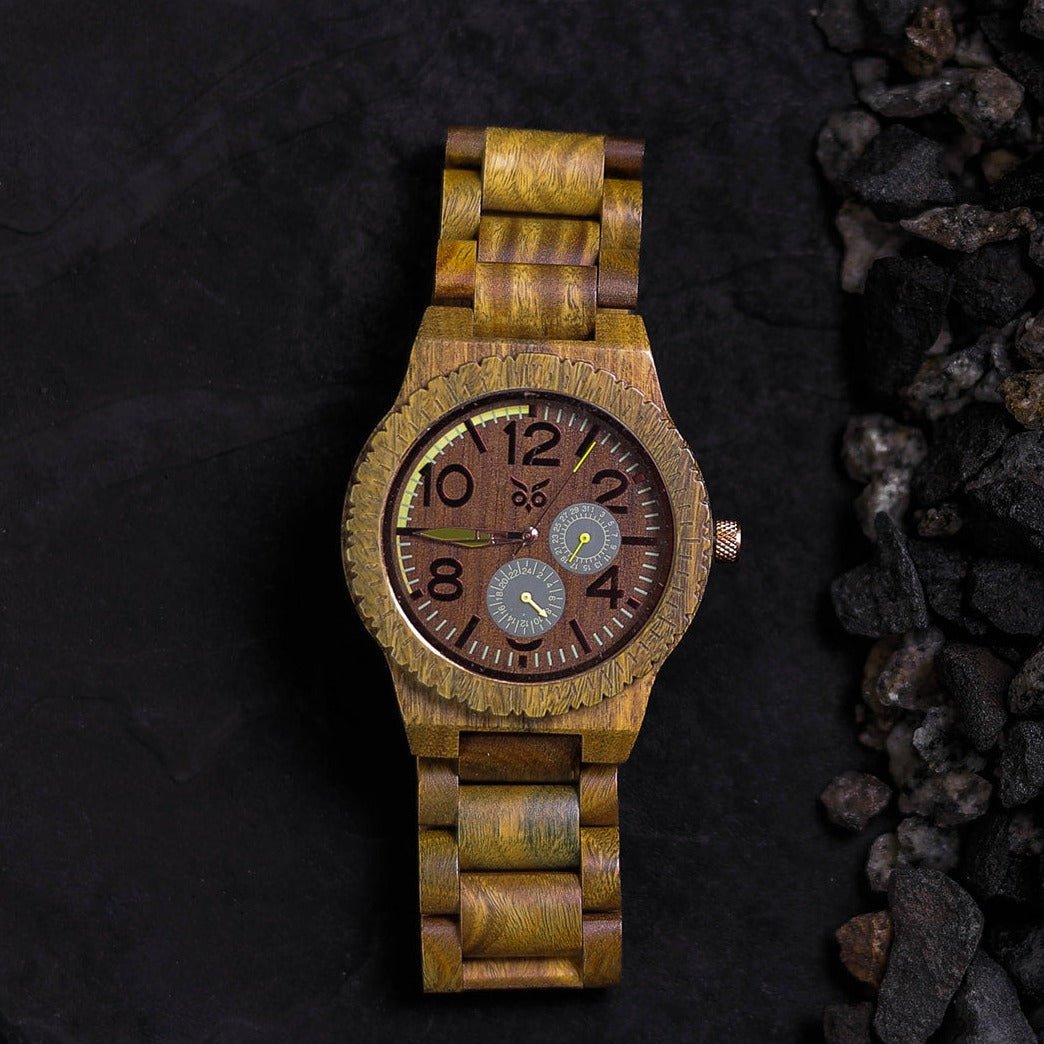 Hulk vs Ragnarok - Wooden Watch & Ring Combo