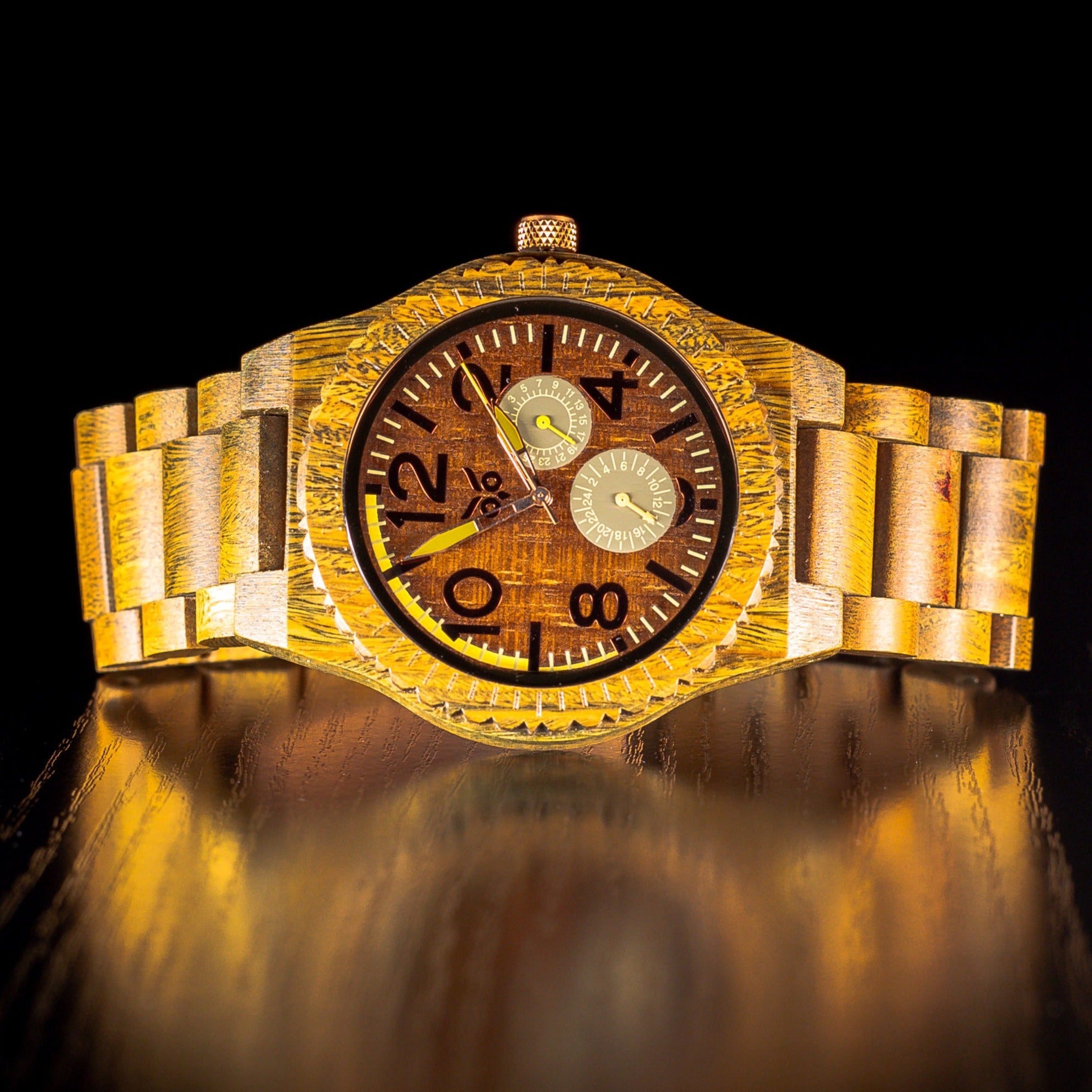 Hulk vs Thor - Wooden Watch & Ring Combo