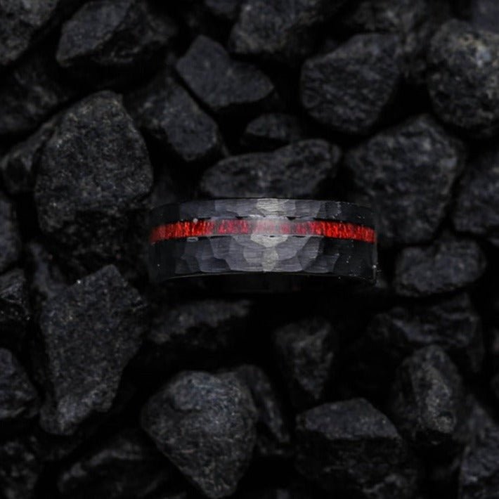 Luke Skywalker (Hammered) - Rosewood Men's Tungsten Ring