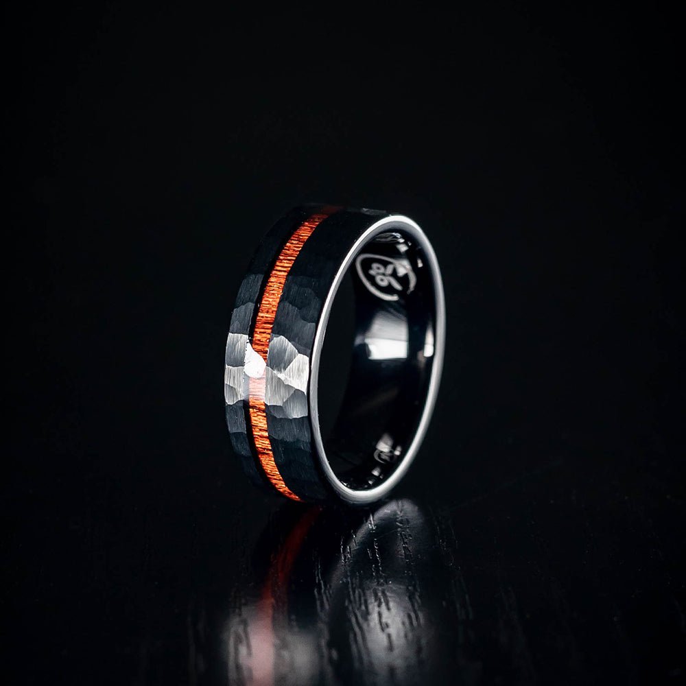 Luke Skywalker (Hammered) - Rosewood Men's Tungsten Ring
