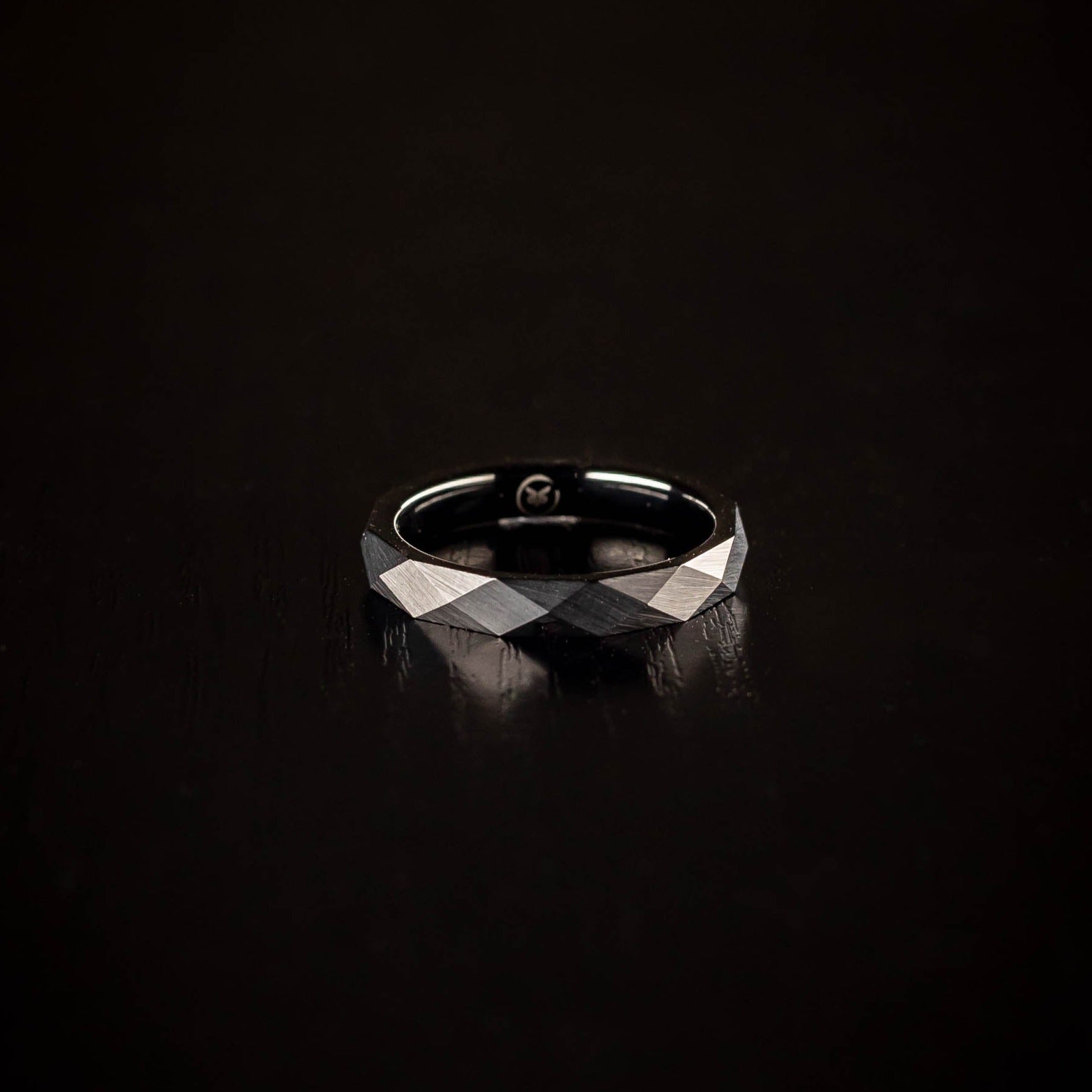 Nyx - Brushed Tungsten Ring | Womens Ring