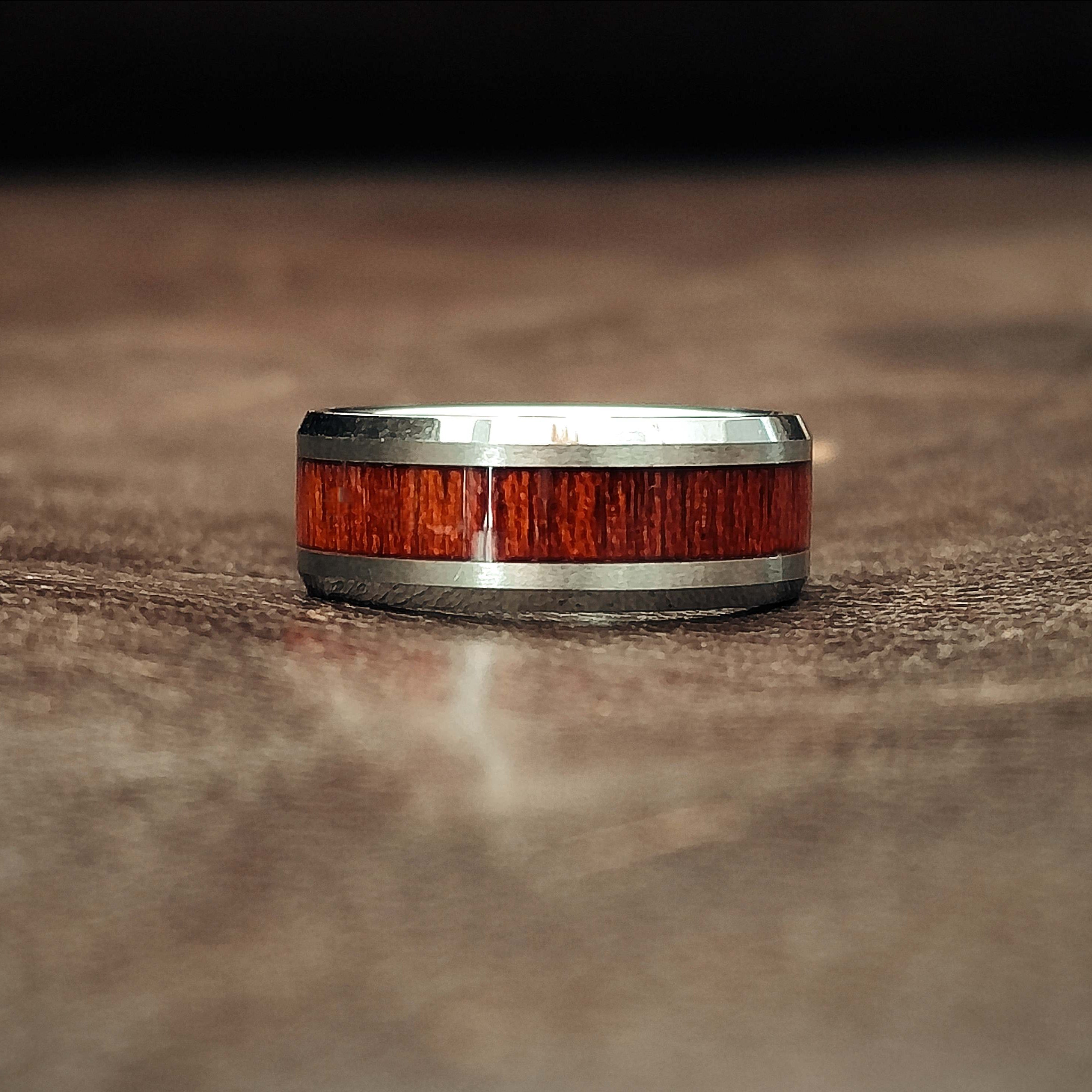 Spiderman - Rosewood Men's Tungsten Ring