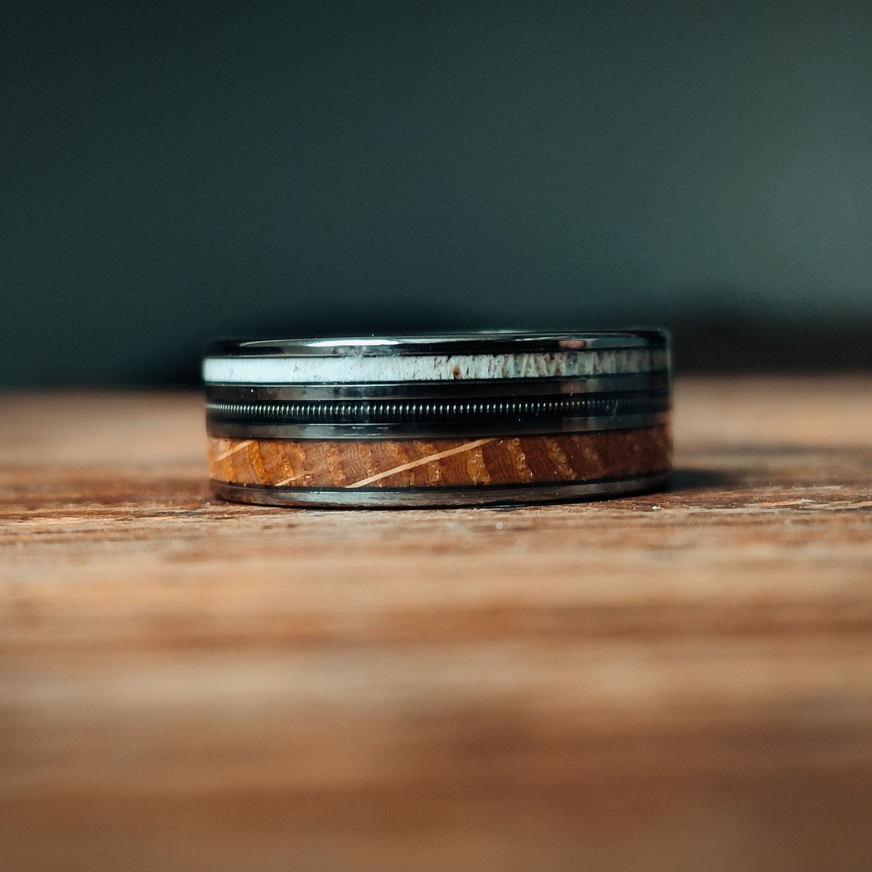 The Rockstar (NEW) - Whiskey Barrel, Antler & Guitar string