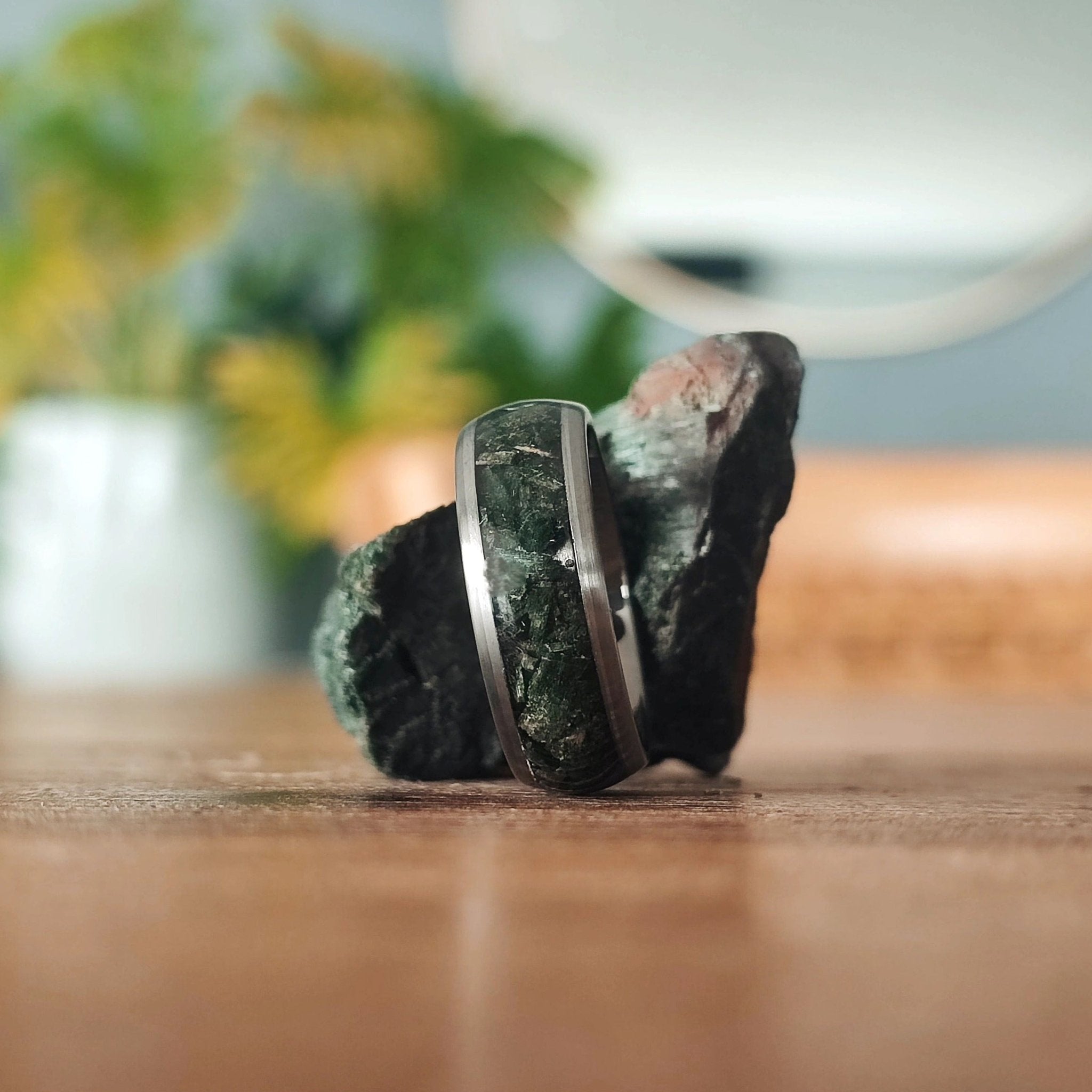 The Green Goblin: Crushed Malachite Stone – Bold, Unique, and Vibrant - Touchwood
