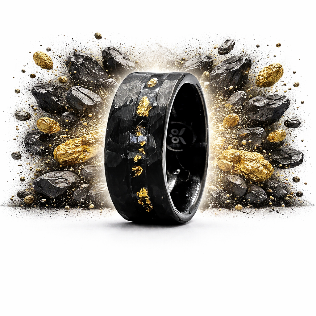 The Alchemist - Shangite stone & Gold Flakes