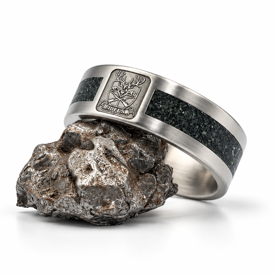 The Oath keeper - Family Crest & Your Choice Of Inlay