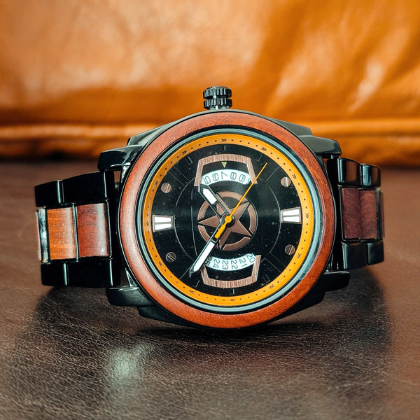 Red Star - Rosewood Wooden Watch