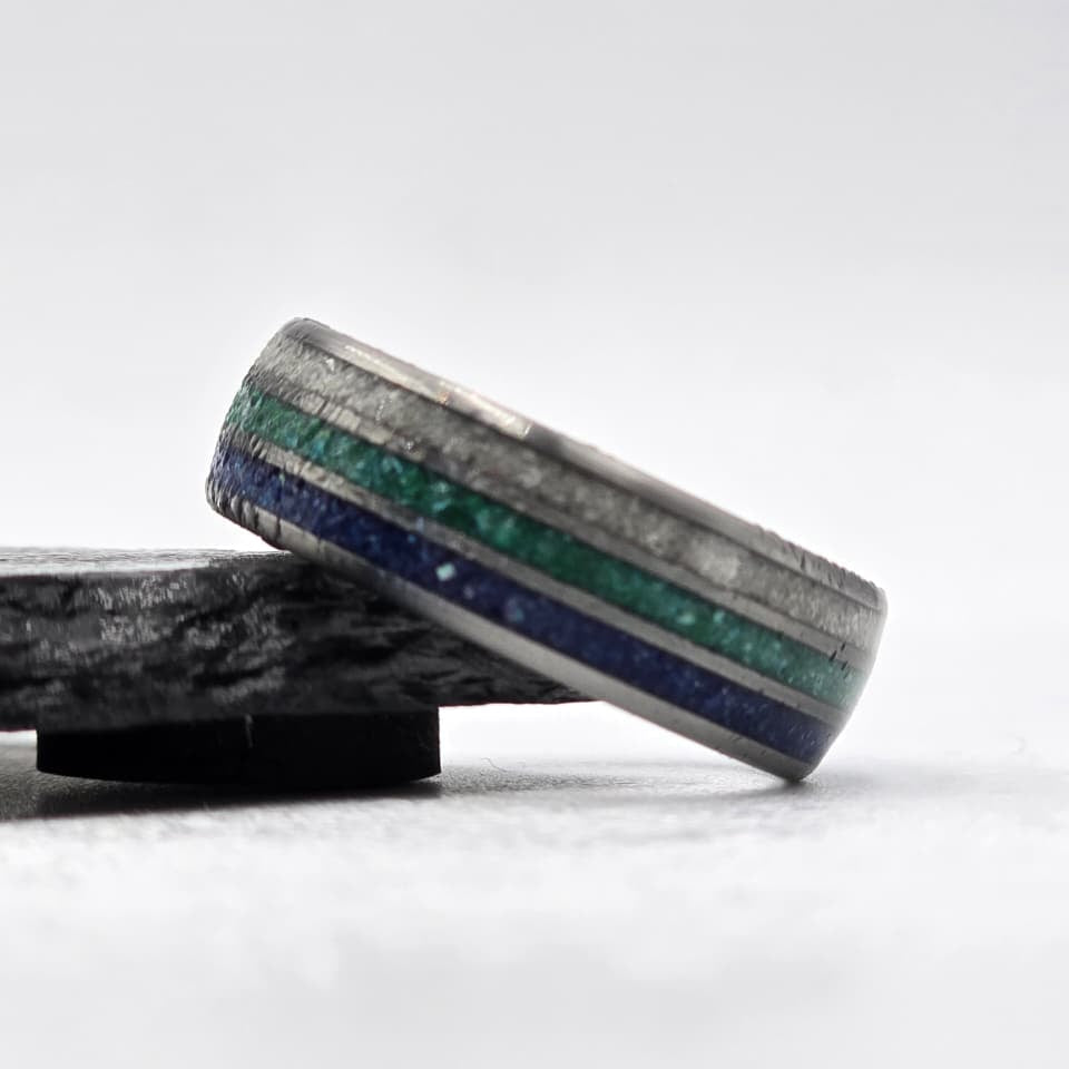 The Sidewalk Surfer - Howlite, Malachite & Abalone