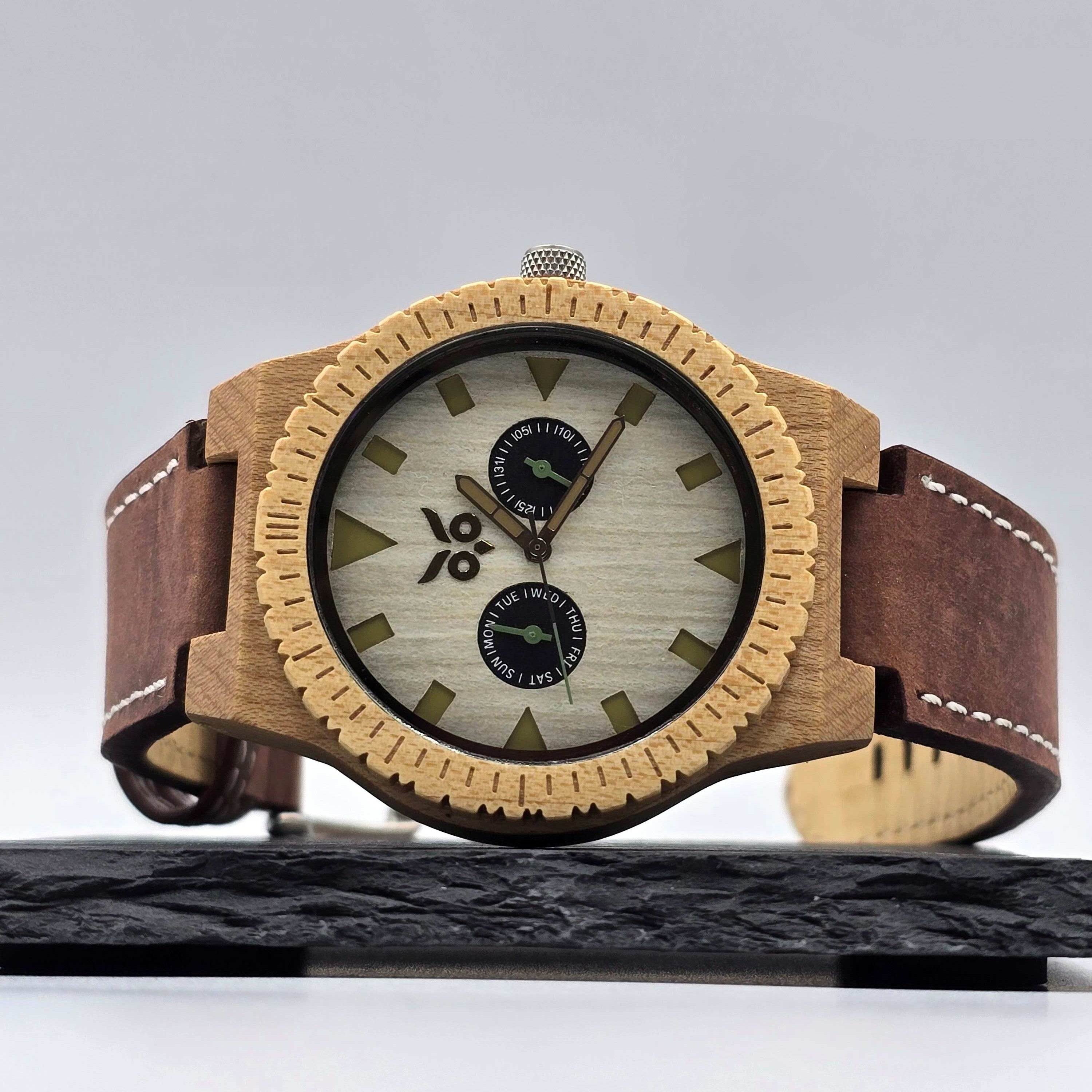 Spiderman - Maple Wooden Watch