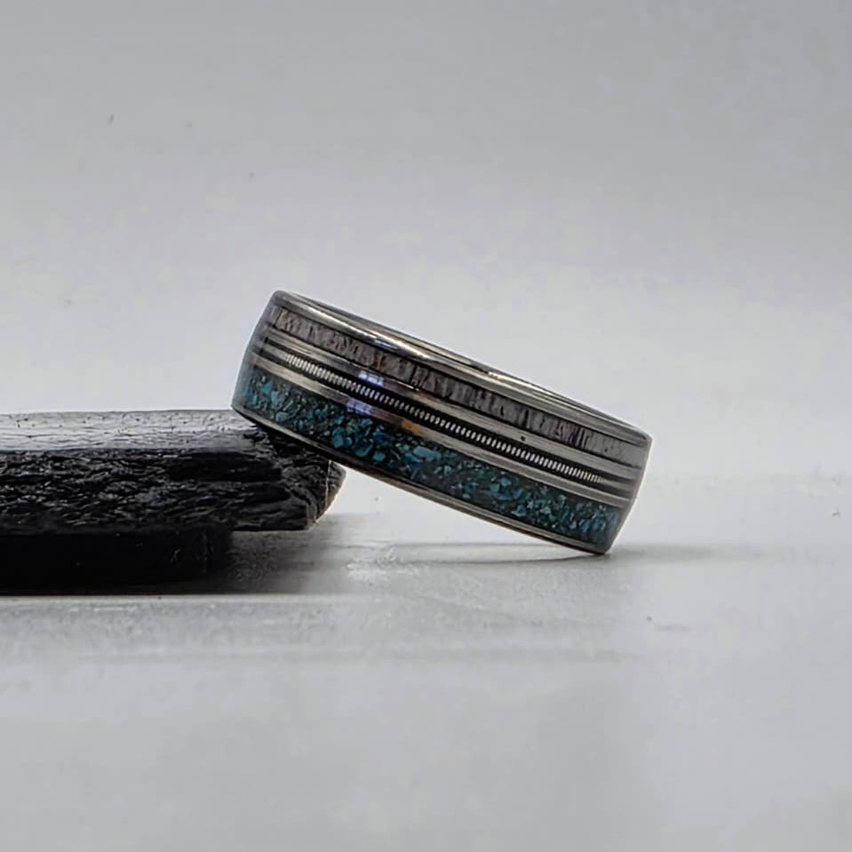 The Blue Ridge - Antler, Apatite & Guitar string