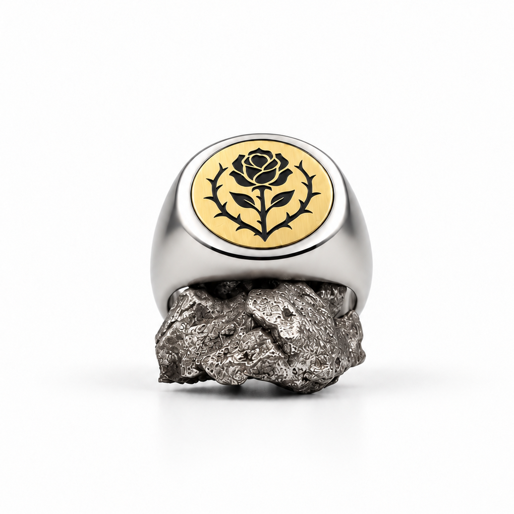 The Guns & Roses - Rose Detail ring