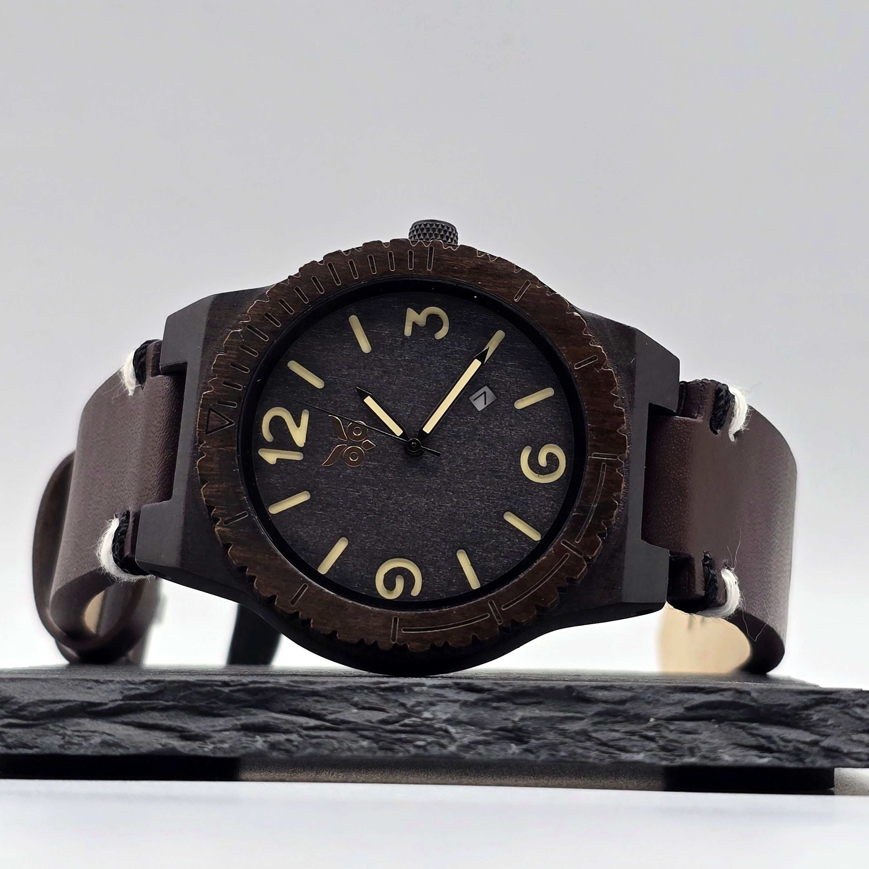 The Punisher - Ebony Wooden Watch