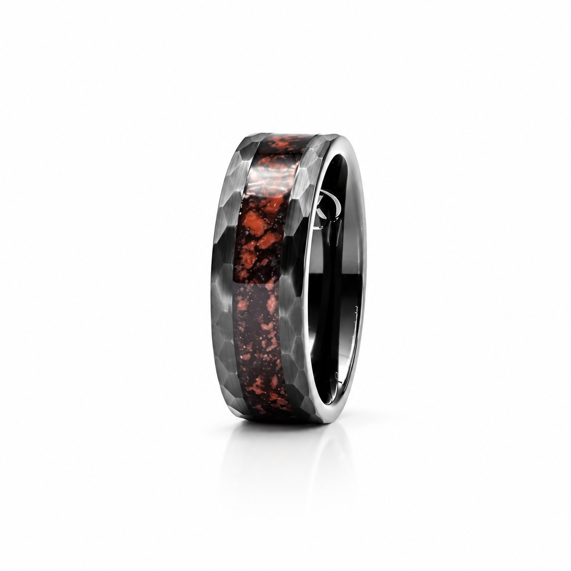 The Bloodstone - Red Jasper & Chromanite Sand Inlay