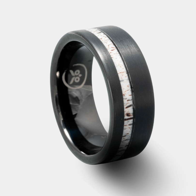 Darth Vader - Antler Men's Tungsten Ring